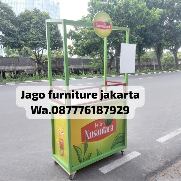 Booth es teh nusantara / booth es teh manis / gerobak minimalis