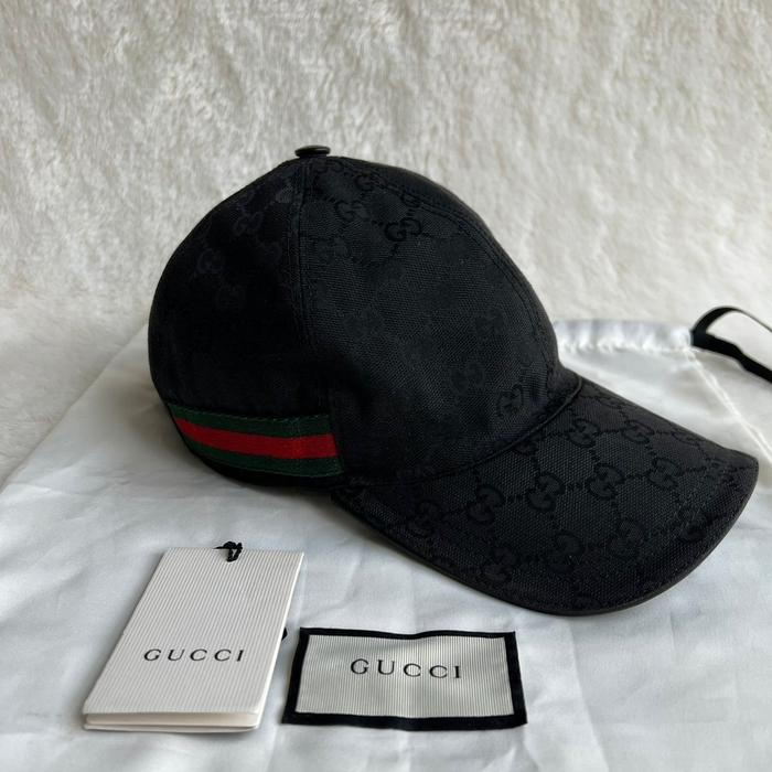GUCCI GG SUPREME BASEBALL CAP M Authentic Original 100% Topi