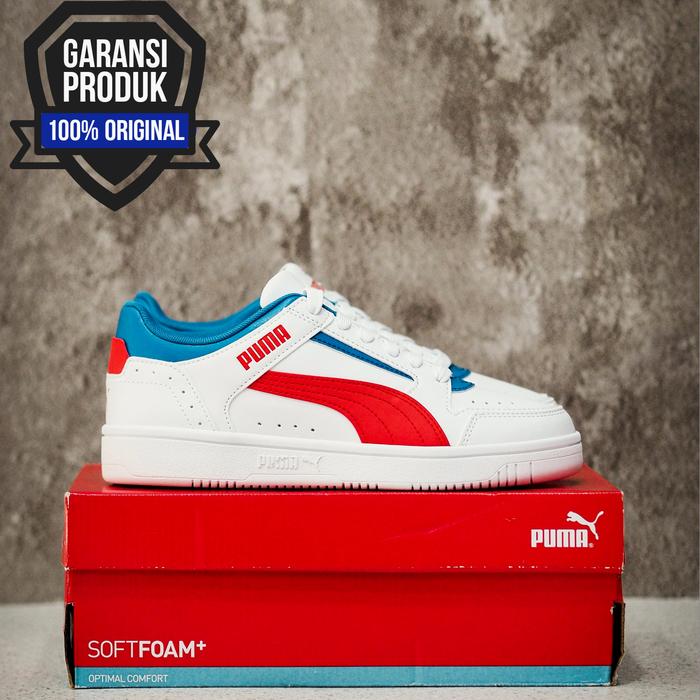 PUMA REBOUND JOY LOW WHITE BRUN RED [380747-16] ORIGINAL
