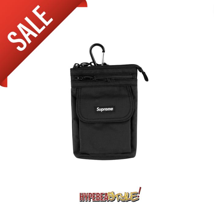 TAS SELEMPANG SUPREME SHOULDER BAG FW19 BLACK ORIGINAL BAG MURAH