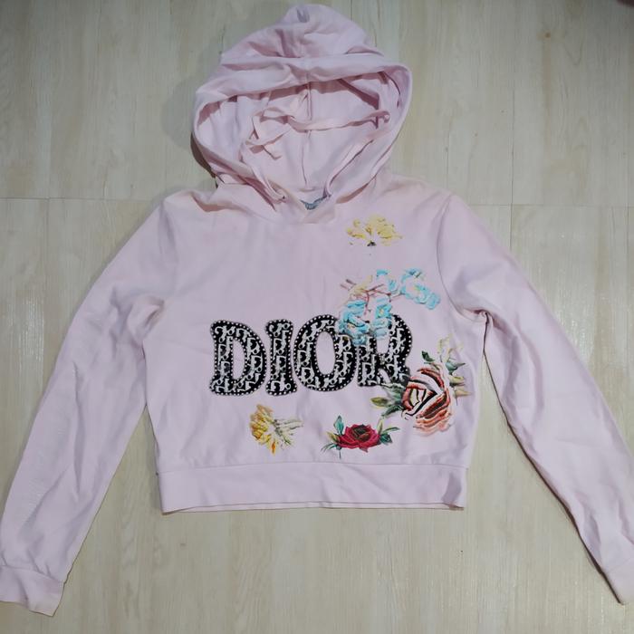 hoodie crop dior