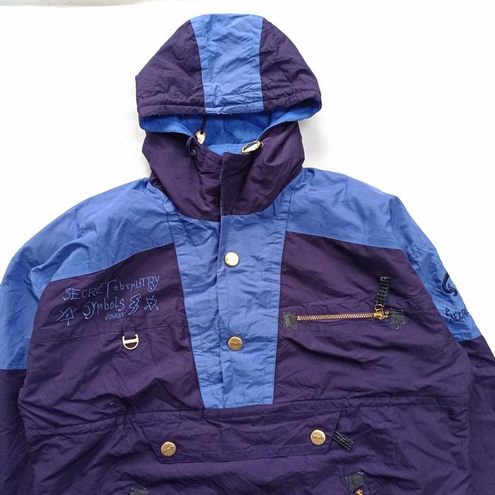 jaket fusalp france half zip outdoor ski snowboard anorak cagoule tnf