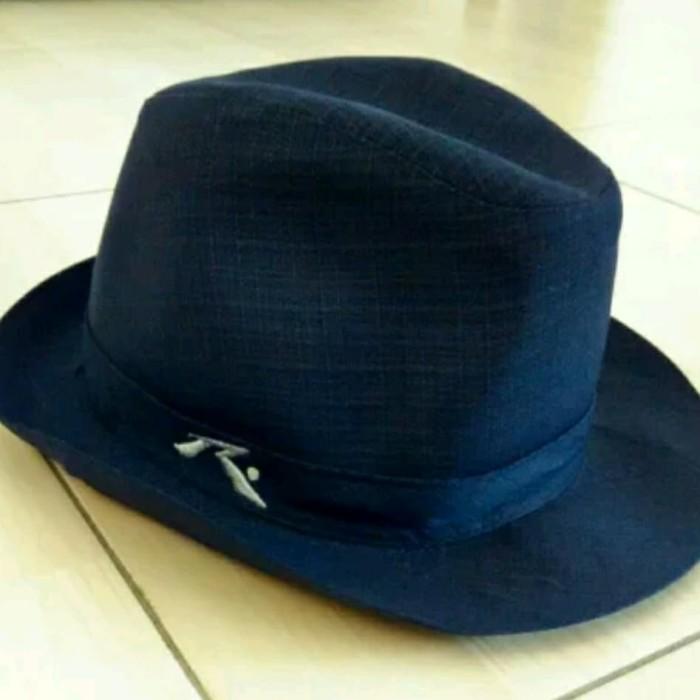 Rusty Fedora Hat Topi Cowboy Original Black All size