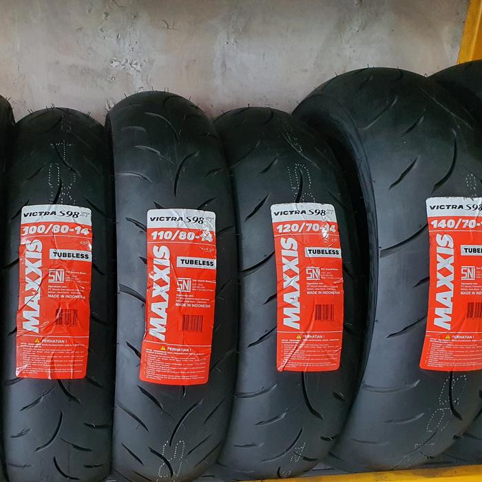 Ring 14 MAXXIS VICTRA S98 ST Ban Motor Tubeless Matic Semi Slick