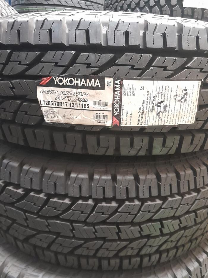 Ban Mobil Import Pajero Merk YOKOHAMA GEOLANDAR A/T 265 70 r17 Awet