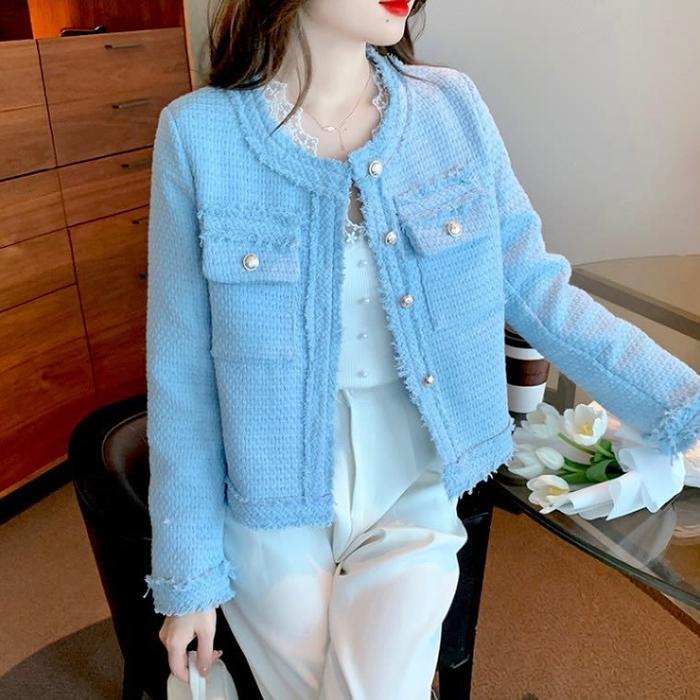 Korean tweed coat