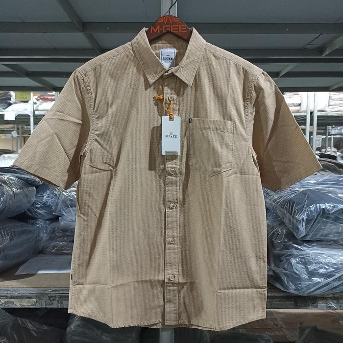 Kemeja lengan pendek ORIGINAL MGEE ALTO C128 MUSTARD