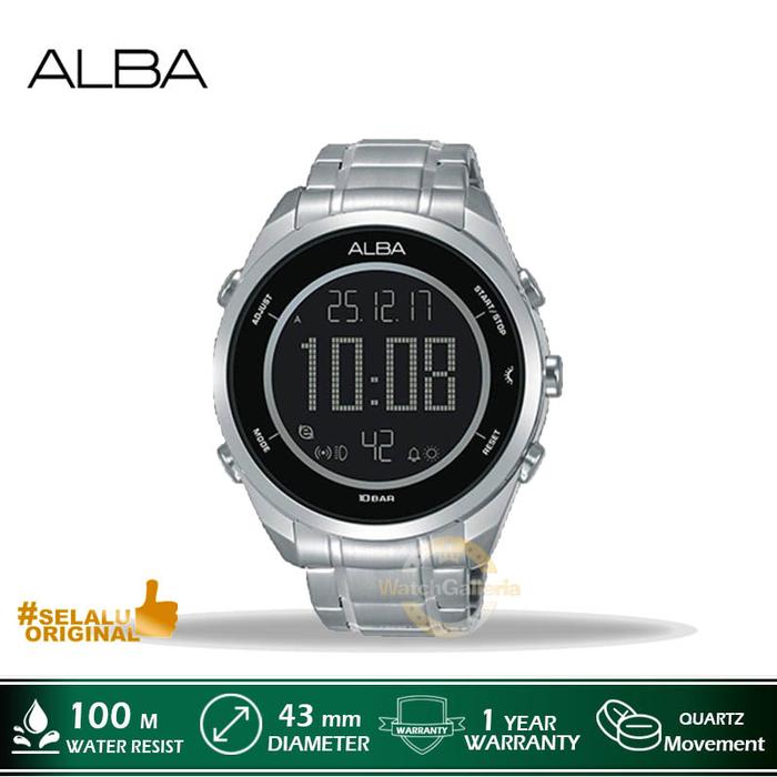 Jam Tangan Pria Alba A5A005X1 A5A005 Original Murah