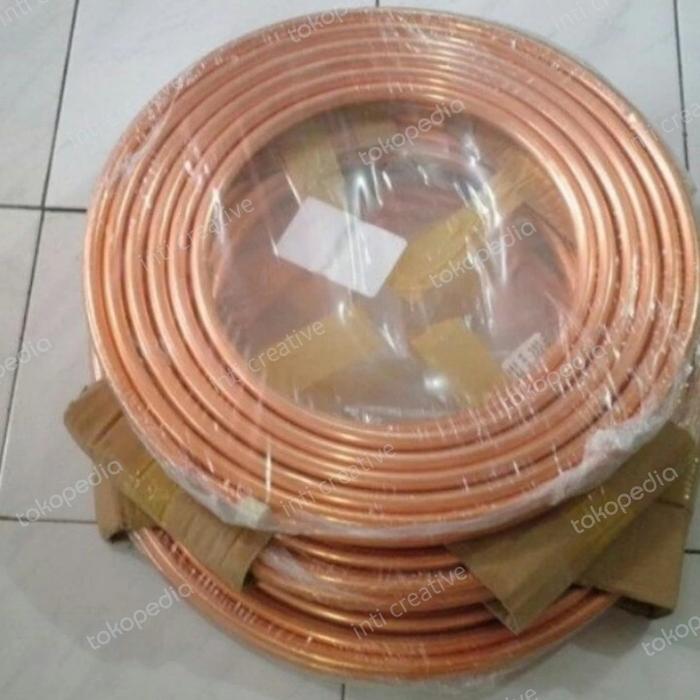 Pipa tembaga roll ukuran 10mm tebal 1mm copper pipe