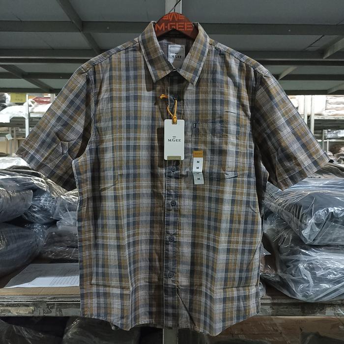 Kemeja lengan pendek ORIGINAL MGEE ALTO C126 GREY