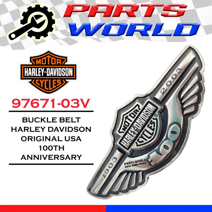 BUCKLE BELT IKAT PINGGANG HARLEY DAVIDSON ORIGINAL USA 100TH ANNIV