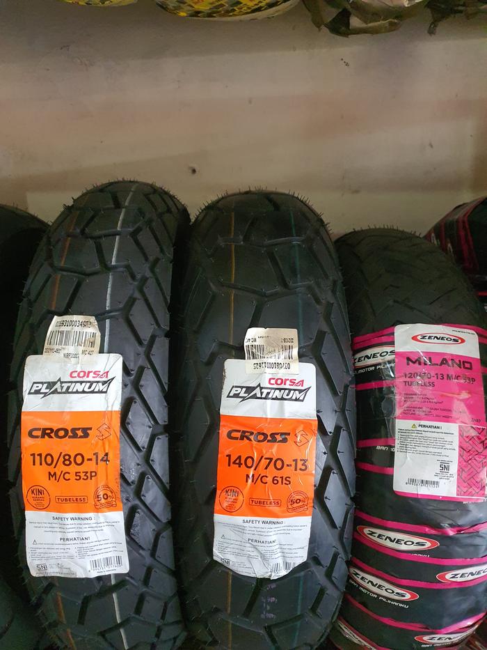 Ring 13 NMAX Cross S Corsa Platinum Ban Motor Tubeless N-MAX