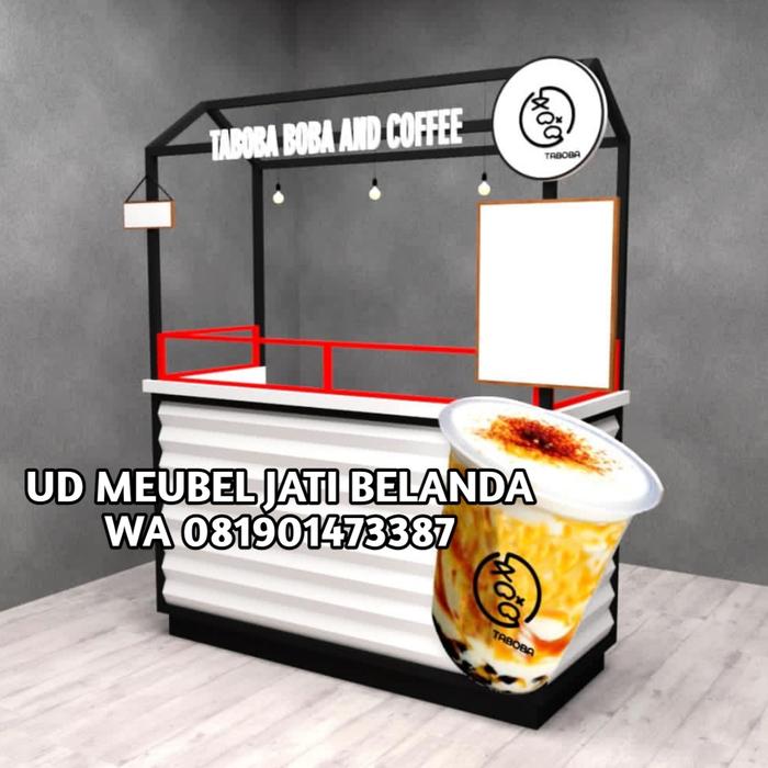 Gerobak Boba booth minuman Boba booth cappuccino booth pameran