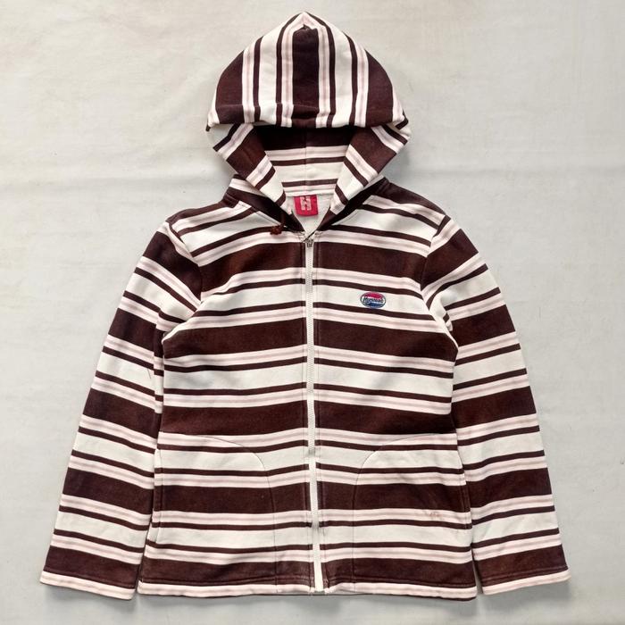 hysteric glamour japan stripe tritone zip hoodie wacko maria sacai cdg