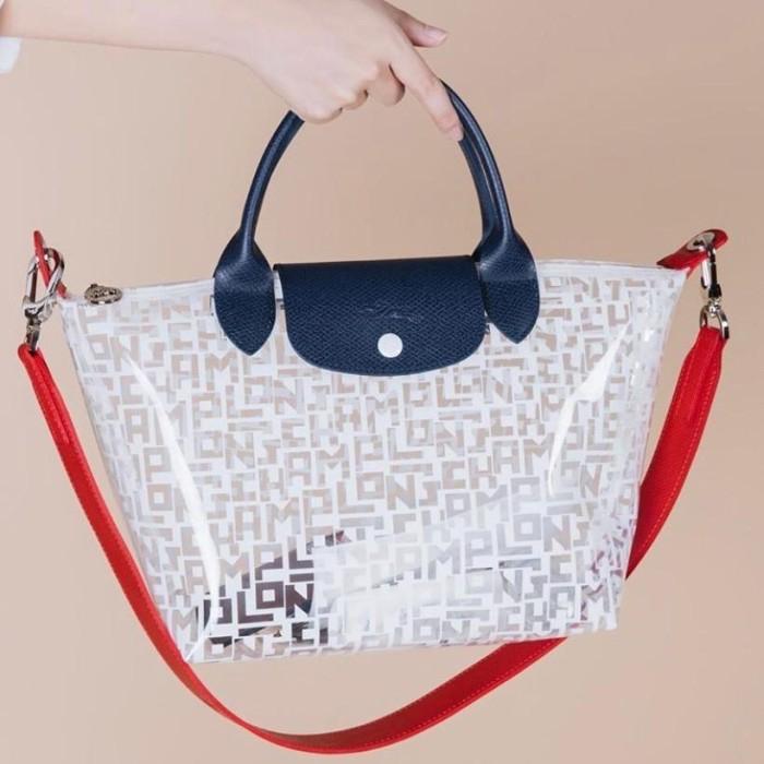 Tas Longchamp Transparant Small Original