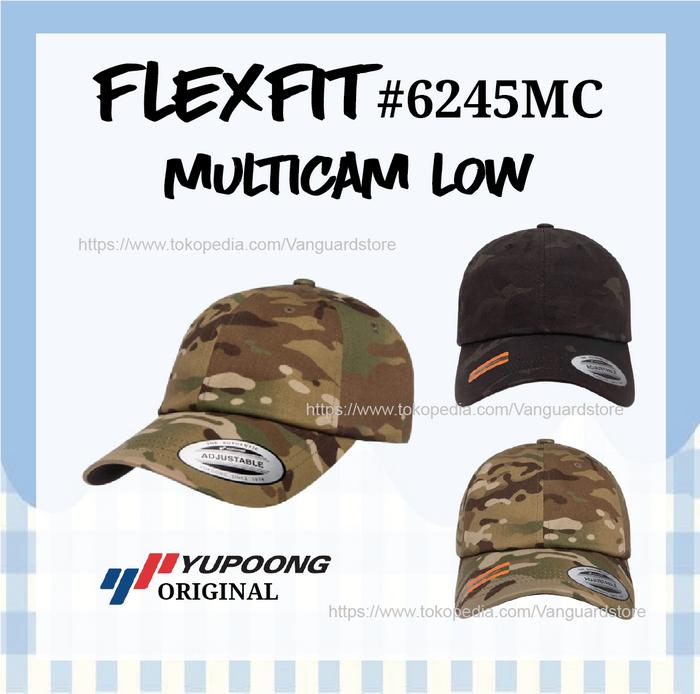 TOPI YUPOONG FLEXFIT 6245MC MULTICAM LOW PROFILE ORIGINAL