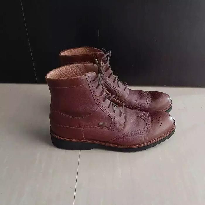 Sepatu Geox Boots Leather Kulit Cakep Not Red Wings Visvim Pria Cowok