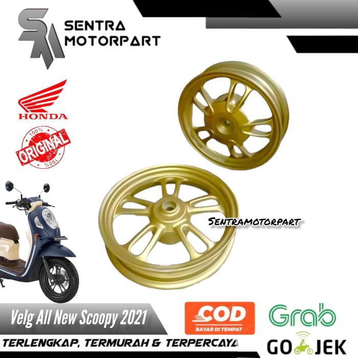 Velg pelek racing all new scoopy prestige 2021 gold emas original