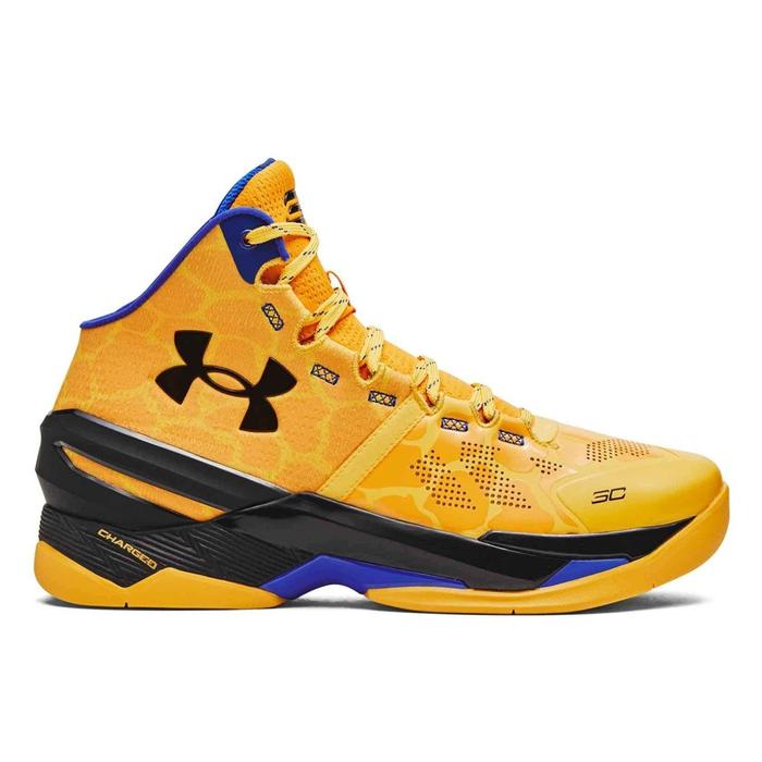 Sepatu Under Armour Curry 2 Bang Bang Steel Gold Men Original Limited