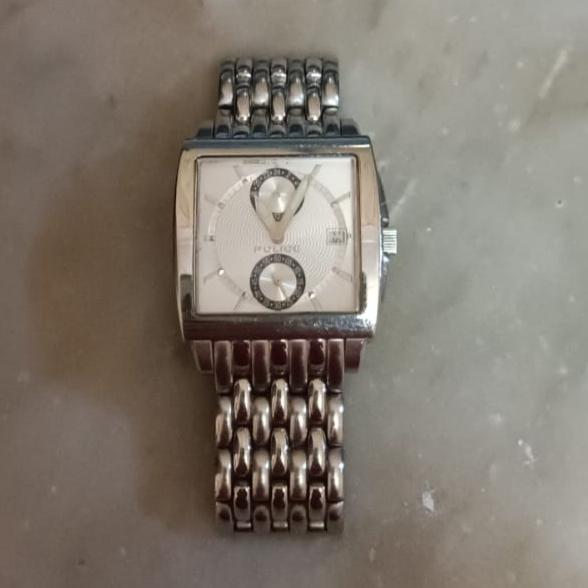 [PRELOVED] JAM TANGAN POLICE SQUARE WATCH FOR LADIES