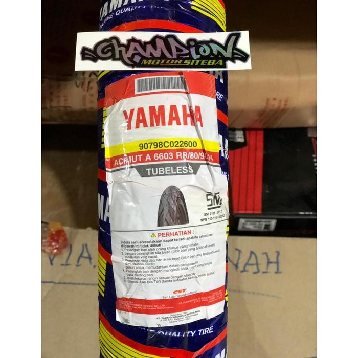 ORIGNAL BAN TUBLES MOTOR MATIC YAMAHA CST UKURAN 80/90-14 ACHIMUT