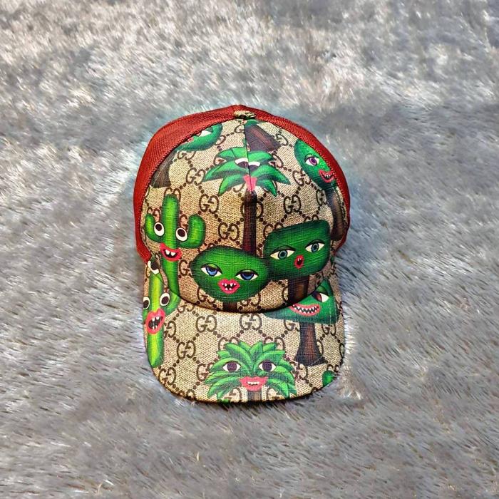 GUCCI KIDS CACTUS CAP SIZE M AUTHENTIC ORIGINAL CAP 100%