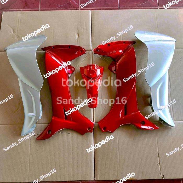 SAYAP LUAR DALAM + DASI JUPITER Z BURHAN SILVER MERAH