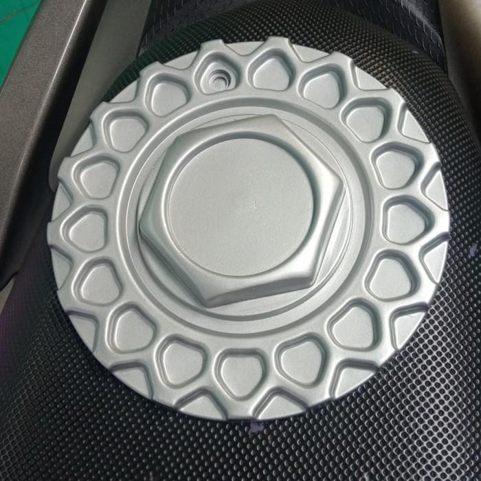 Dop Velg BBS Diameter 17cm Bahan Fiber Resin Warna Hitam Silver Gold untuk 1pcs Car Tire