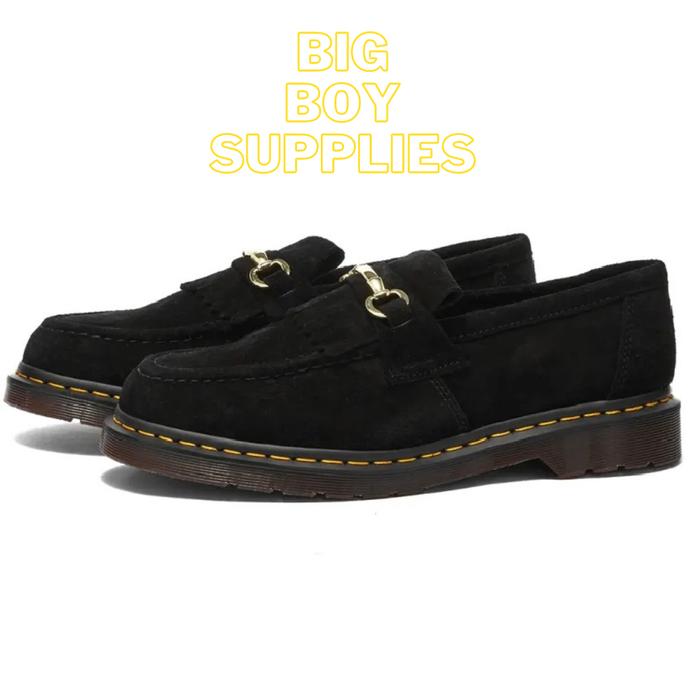 Dr. Martens snaffle loafers Black dessert suede