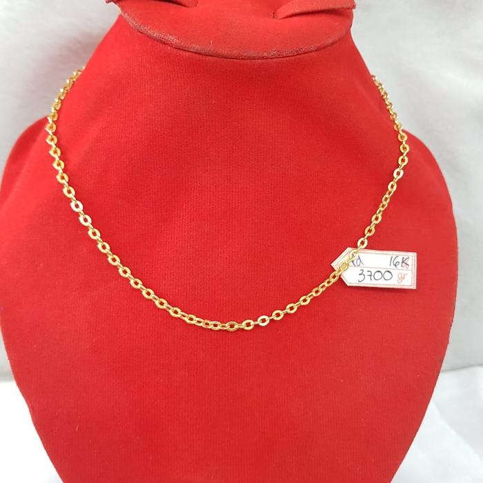 KL976J328J kalung model vensi emas kuning asli 3.700gr 37,9cm 16k