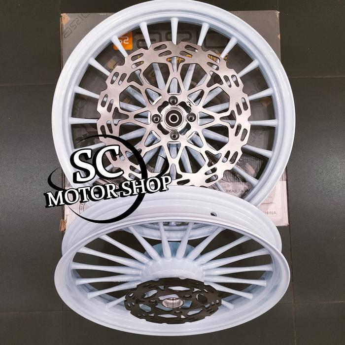 Velg racing AXIO andong palang 20 + piringan zox satria fu 150