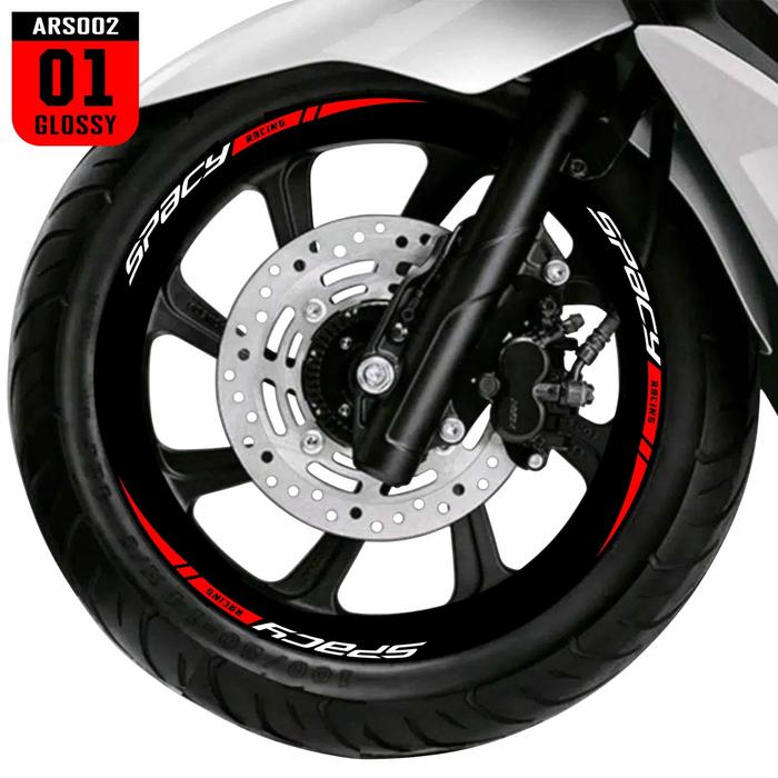 Sticker Cutting List Velg Honda Spacy Variasi Pelk QSA01 GLOSSY