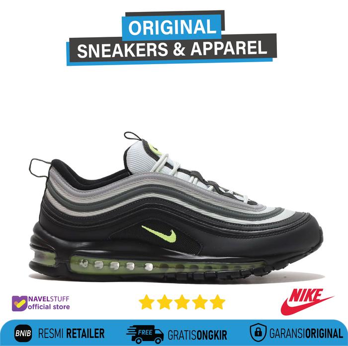 NIKE Air Max 97 "Icons" Pure Platinum Volt/Black/White Original BNIB