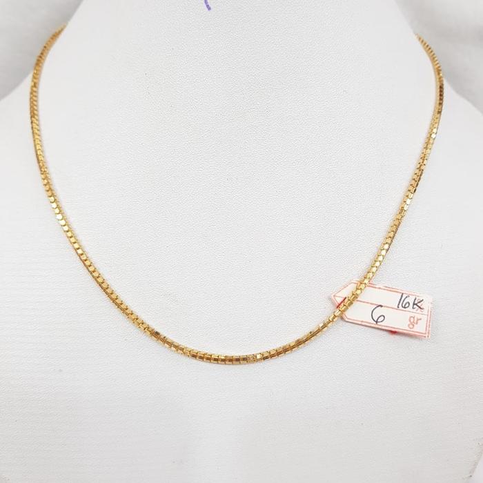 KL975J327J kalung model emilio emas kuning asli 6gr 45,6cm 16k
