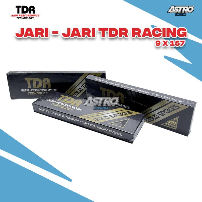 TDR Jari-Jari GOLD Ukuran 157 Supra X 125 Smash Shogun Ruji Velg Motor