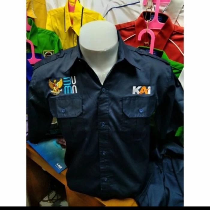 kemeja bumn kai seragam kerja bumn kai