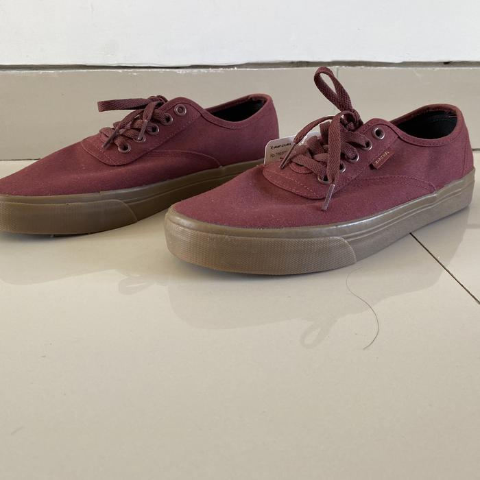Original new sepatu rip curl canvas gum shoes no vans