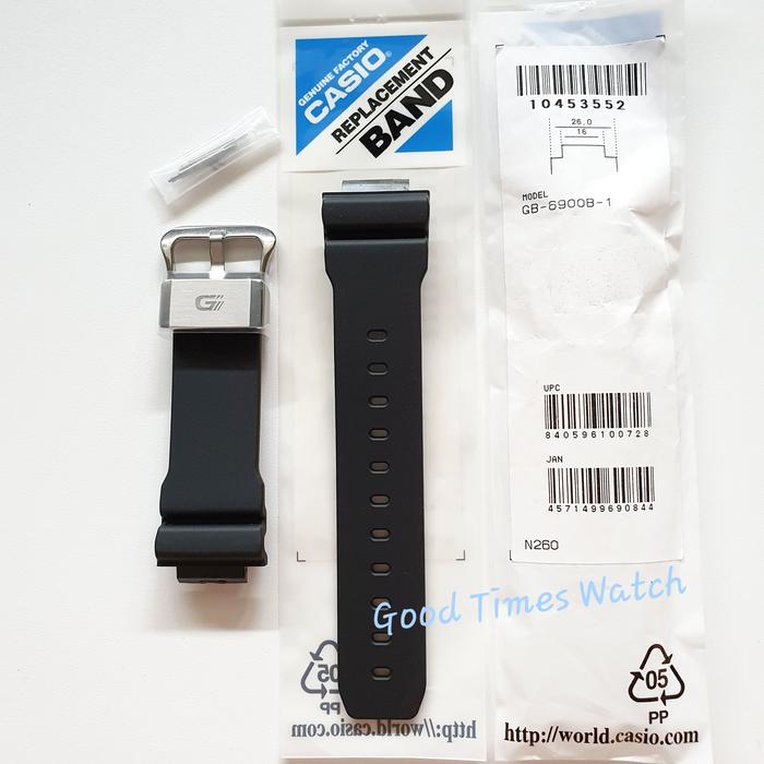 STRAP G-SHOCK GB-6900B-1 GB 6900B GB 6900 CASIO ORIGINAL