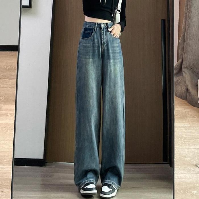 FC - ZZ DENIM CELANA JEANS KULOT PANJANG LOOSE LONG PANTS