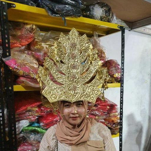 TERBAIK SET PASANG MAHKOTA BULANG PENGANTIN ADAT MANDAILING