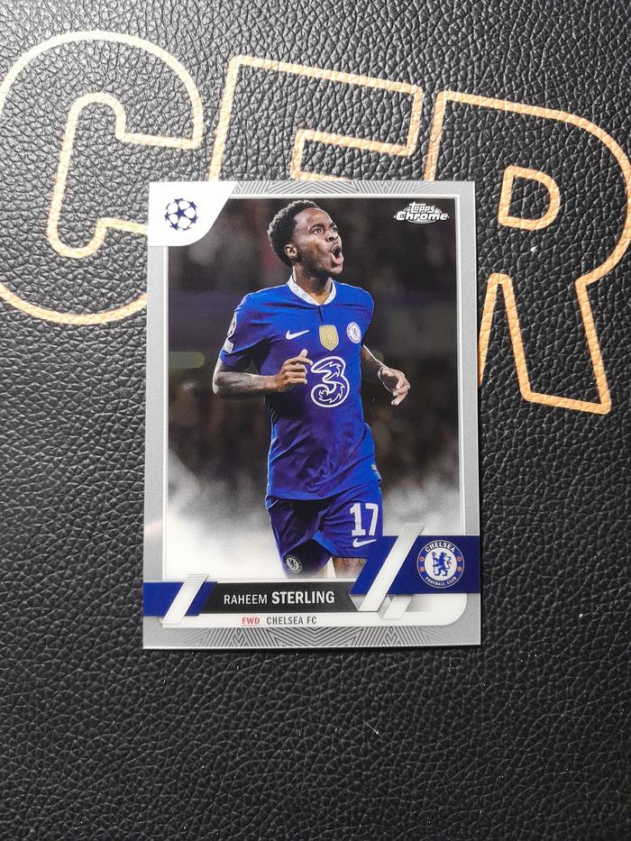 raheem sterling chelsea topps chrome