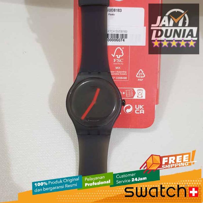 JAM TANGAN SWATCH ORIGINAL SUOB183 SUOB 183 JAM WANITA PRIA SWATCH ORI SUOB183