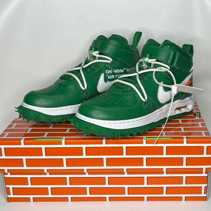 Nike Air Force 1 Mid x Off White "Pine Green/White" Original BNIB