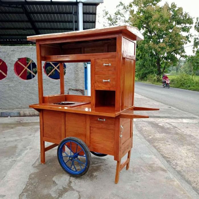 Gerobak mie ayam bonus dandang stenlis