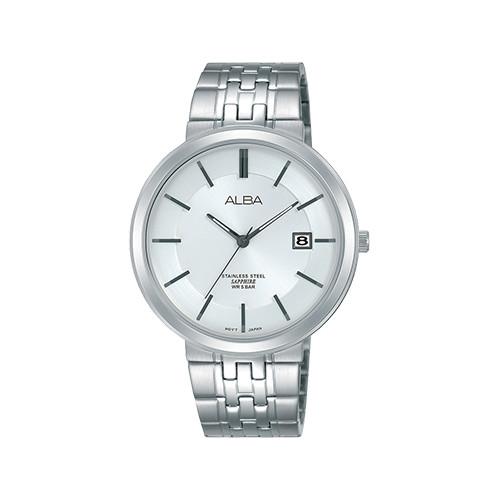 ALBA AS9D83X1 WHITE DIAL STAINLESS STEEL MEN'S