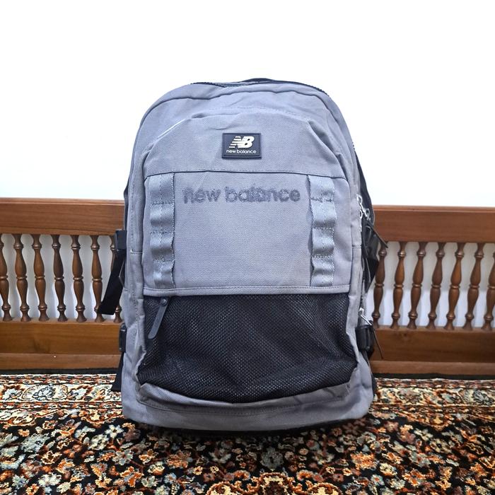 tas ransel new balance backpack original warna abu
