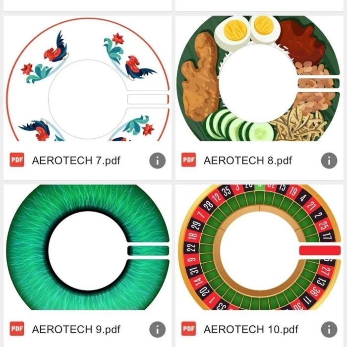READY DOP AEROTECH VELG HSR BUAFEO RING 15 DAN RING 16 DESIGN BEBAS