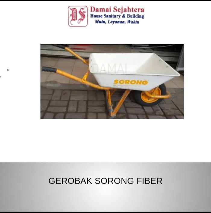 Gerobak Sorong Fiber / gerobak fave