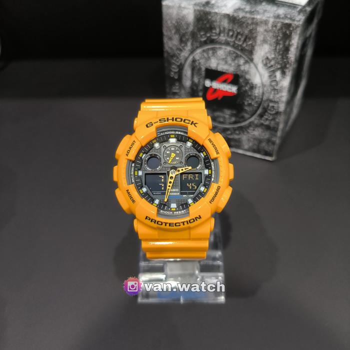 CASIO GSHOCK BUMBLEBEE GA 100A-9 ORIGINAL