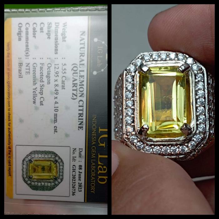 Natural Lemon Citrine